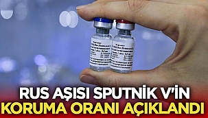 Rus aşısı Sputnik V'nin koruma oranı açıklandı