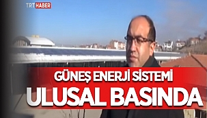 Sandıklı Güneş enerji sistemi ulusal basında yer buldu 