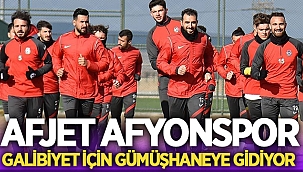 Afjet Afyonspor Gümüşhaneye gidiyor! 
