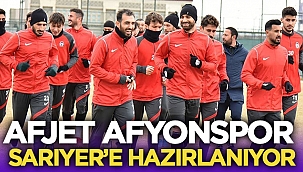 Afjet Afyonspor, Sarıyer'e hazırlanıyor! 