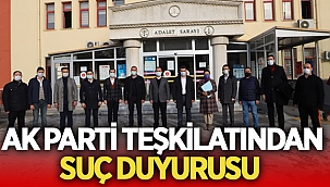 AK Parti Afyonkarahisar İl Teşkilatından suç duyurusu! 