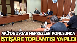 Akü'de Uygar Merkezleri Konusu ele alındı 
