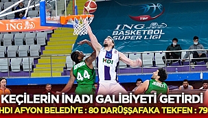 Keçilerin inadı galibiyeti getirdi! 80-79