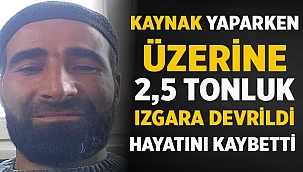 Samsun'da üzerine 2,5 tonluk ızgara düşen Emre Horasan hayatını kaybetti