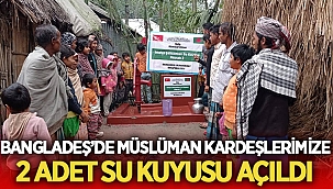Afyon Sıla Derneği'nden Bangladeş’e 2 adet su kuyusu! 