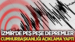 İzmir'in Karaburun ilçesinde deprem meydana geldi