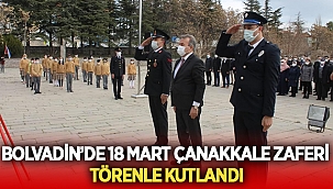 Bolvadin’de 18 Mart Çanakkale zaferi törenle kutlandı