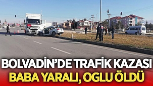 Bolvadin son dakika: Trafik Kazasında baba yaralandı, oğlu öldü! 