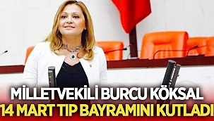 Burcu Köksal Tıp Bayramını kutladı
