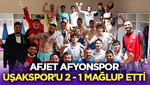 Afjet Afyonspor, Uşakspor'dan rövanşı aldı! 
