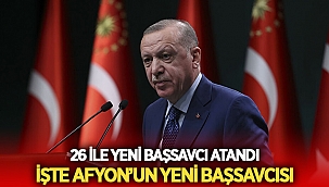 Afyon'a yeni başsavcı atandı