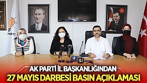 Afyon Ak Parti 27 Mayıs darbesi basın açıklaması