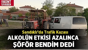 Alkolün etkisi azalınca şöför bendim dedi