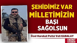 Özel Harekat Polisi Veli KABALAY şehit oldu