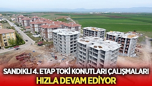 Sandıklı'da toki çalışmaları hız kazandı 