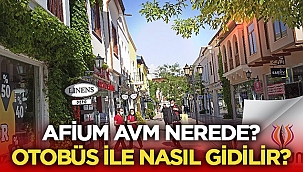 Afium Avm nerede, Otobüs ile nasıl gidilir?