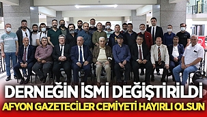 Afyon Gazeteciler Cemiyeti hayırlı olsun