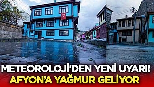 Afyon hava durumu: Yağmur geliyor, güneşi özleyeceğiz ! 