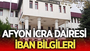 Afyon icra dairesi iban bilgileri