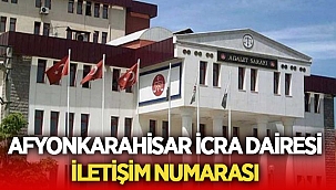 Afyon icra dairesi iletişim numarası