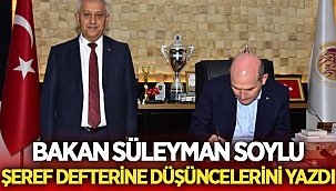 Bakan Süleyman Soylu Afyonkarahisar'a geldi