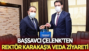 Başsavcı Mustafa Çelenk'ten veda ziyareti