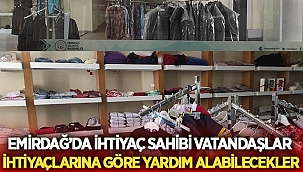 Emirdağ'da Sosyal Market hizmete girdi