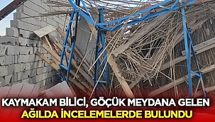Emirdağ Kaymakamı göçük meydana gelen ağılı inceledi