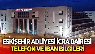 Eskişehir İcra Müdürlüğü telefon ve iban bilgileri 