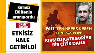 Kırmızı kategoride aranan terörist etkisiz hale getirildi
