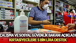Kırtasiyeci esnafına destek verilecek