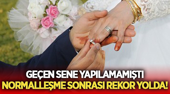 Normalleşme sonrası Afyon'da düğün rekoru bekleniyor!