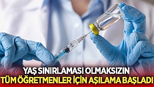 Öğretmenler için aşılama başladı? 