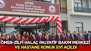 Ömer-Zilfi HALAÇ hastane konuk evi açıldı