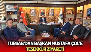 TÜRSAB'dan Başkan Çöl'e teşekkür! 