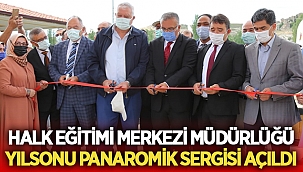 İhsaniye'de yılsonu panaromik sergisi açıldı
