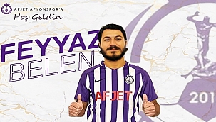 Afjet Afyonspor, 1. Ligden Feyyaz Belen'i transfer etti