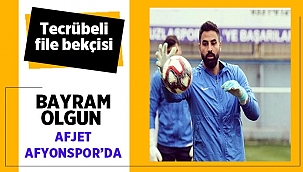 Afjet Afyonspor kaleyi Bayram Olgun'a emanet etti! 