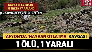 Afyon'da 'hayvan otlatma' kavgası: 1 ölü, 1 yaralı