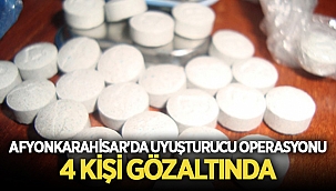 Afyon'da uyuşturu operasyonundan gözaltılar var