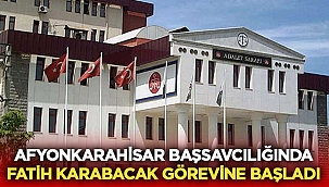 Afyon'da yeni başsavcı görevine başladı
