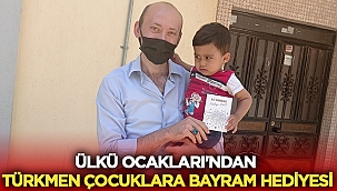 Afyon Ülkü Ocakları'ndan Türkmen çocuklara bayram hediyesi