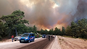 Antalya Manavgat’ta yangın devam ediyor!
