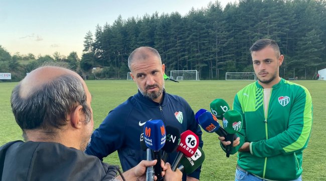 Bursaspor Teknik Direktöründen pas tepkisi