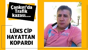 Çankırı'da Trafik Kazası! Lüks cip hayattan kopardı
