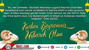 Dinar Belediye Başkanı Nihat Sarı'nın Bayram mesajı