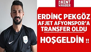 Erdinç Pekgöz Afjet Afyonspor'a transfer oldu