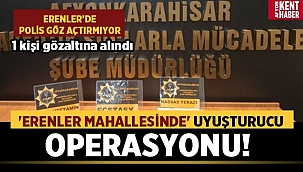 Erenler’de uyuşturucu operasyonu: 1 gözaltı