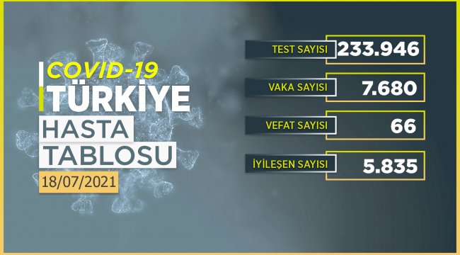 Koronavirüs'de vaka ve vefat sayısında artış var
