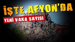 Sağlık Bakanlığı açıkladı; İşte Afyon'da ki yeni vaka sayısı!